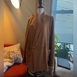 Topshop Tan Button Cardigan
